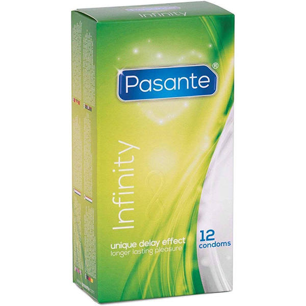 Pasante Infinity Delay Condoms 12 pcs